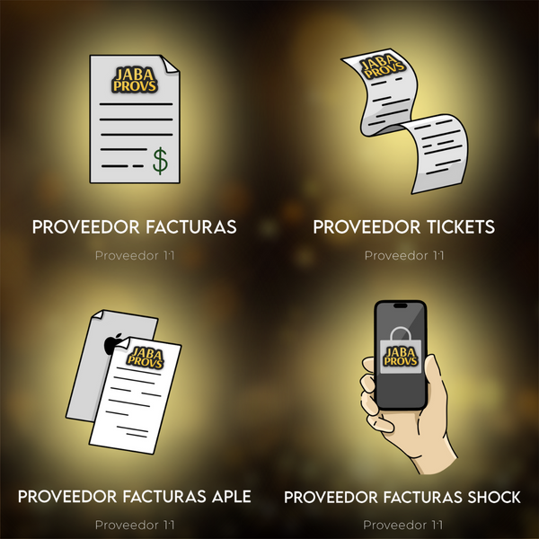 PACK PROVEEDORES FACTURAS Y TICKETS